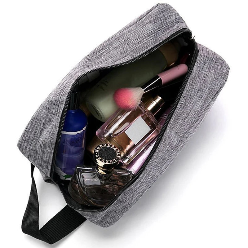 Men's Business Toiletry Bag, Travel Makeup Organizer, Large Capacity Storage Pouch, Durable Fashion Design, Ideal for Daily Use