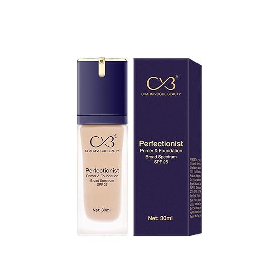 CVB C59 Perfectionist Primer & Foundation with SPF 25, Liquid Face